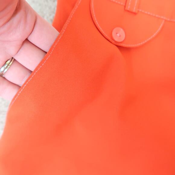 Vintage 80s bright red high rise wide leg balloon pants 32" - Picture 4 of 4